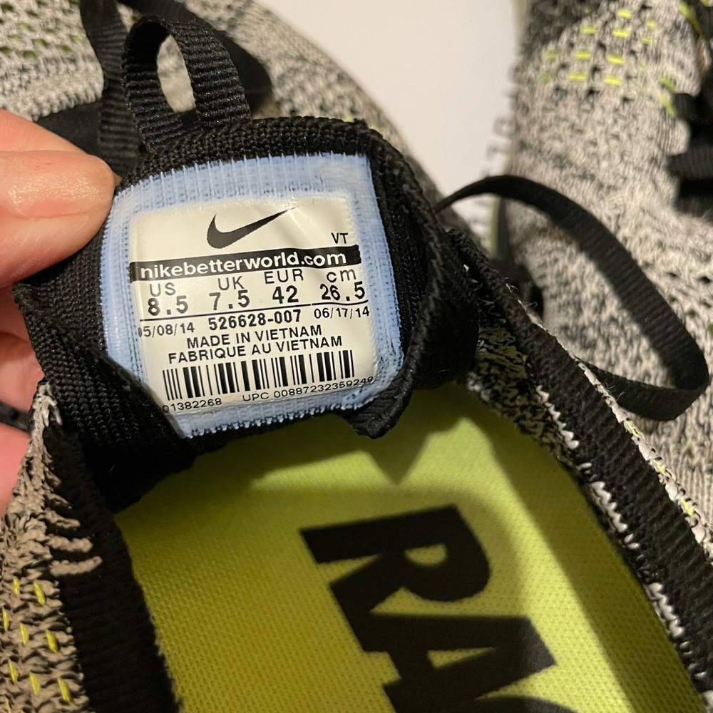 Nike Flyknit Racers - Neon Green/Multicolor - Picture 4 of 4